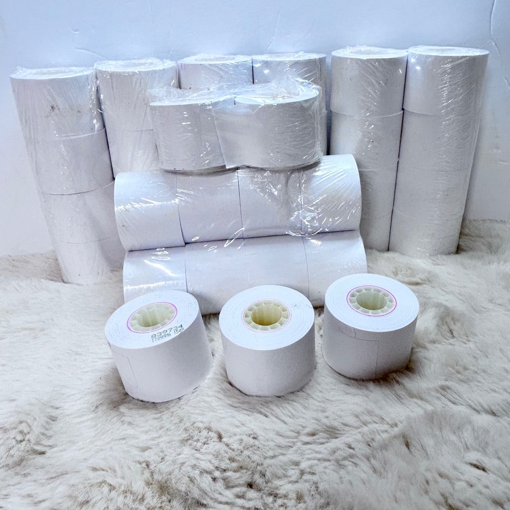 Lot of 36 1" Rolls Calculator Receipt‎ Rolls